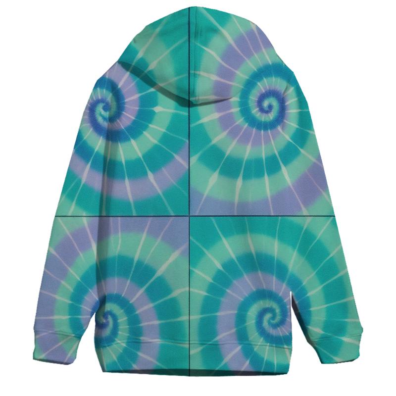 Radiant Spiral Quartet graphic hoodies