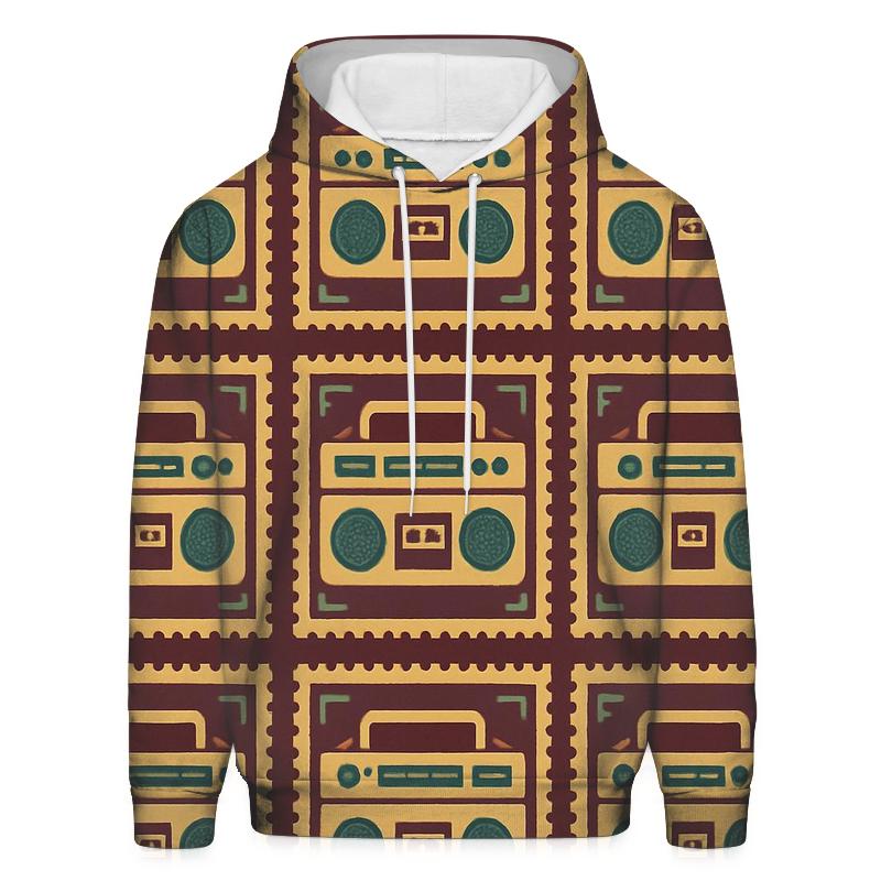 Boom Box Stamp pullover hoodies