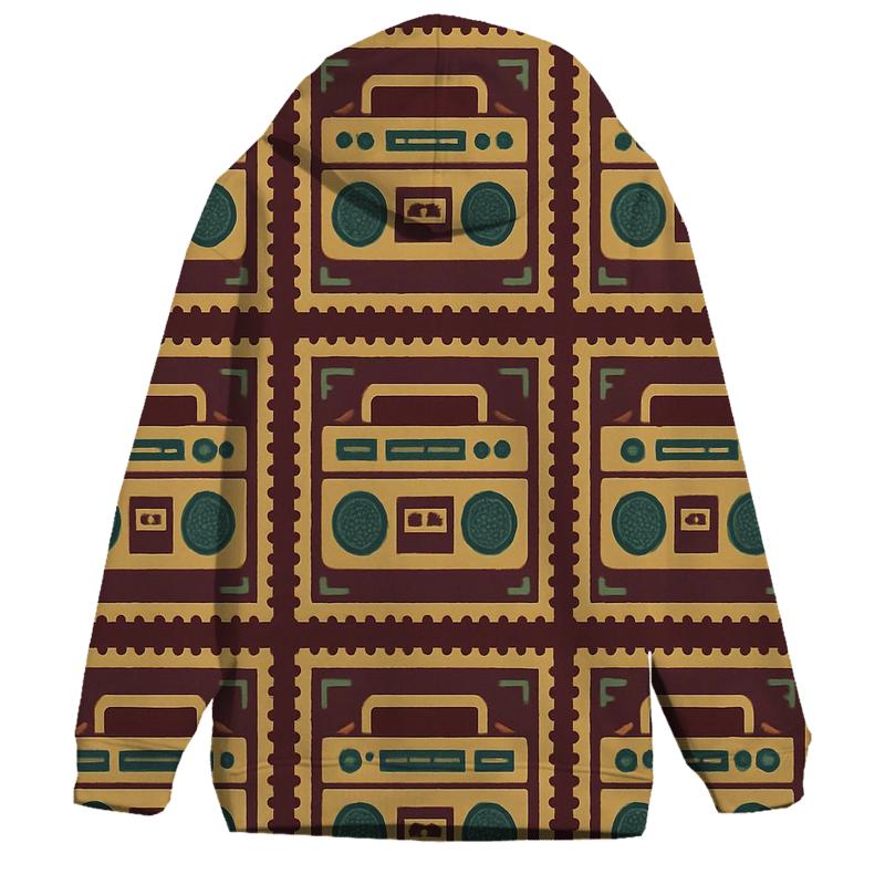 Boom Box Stamp pullover hoodies