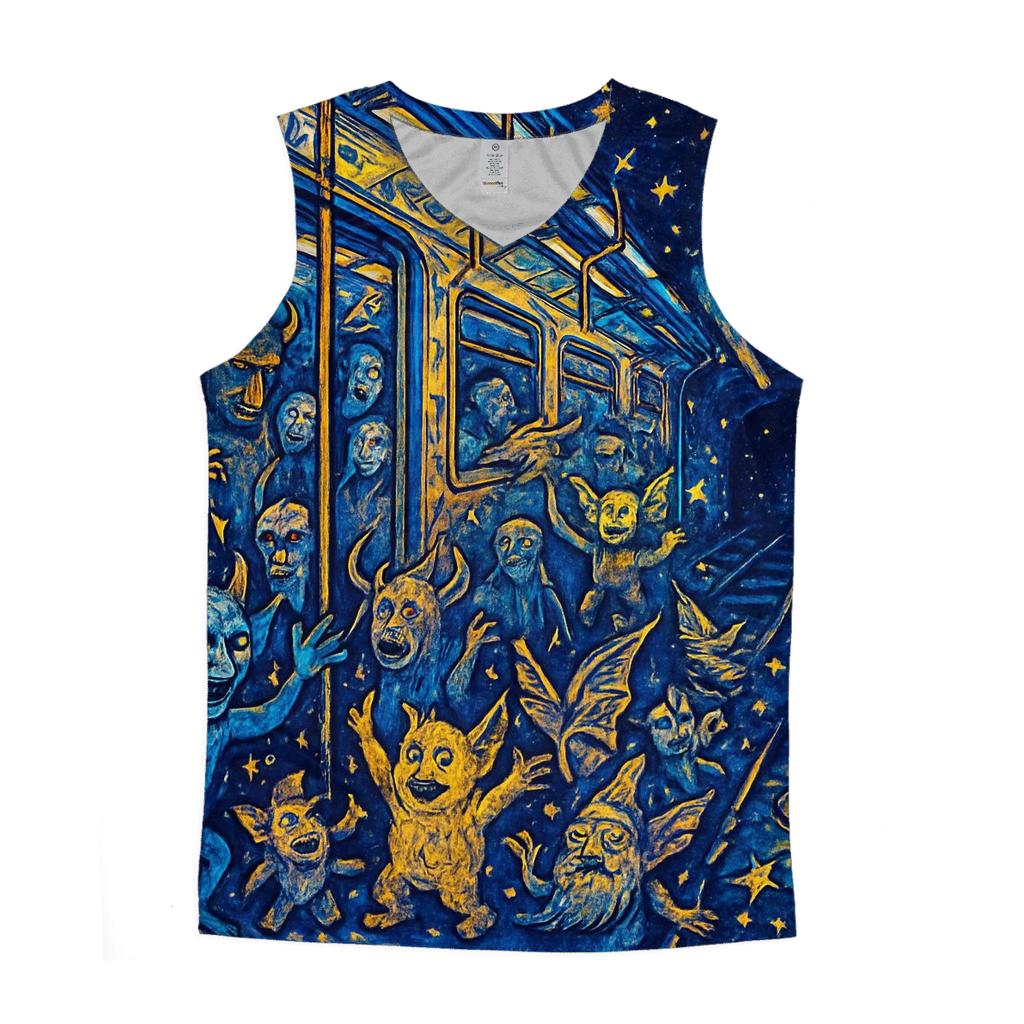 Subway Constellation Parade designer workout tanks
