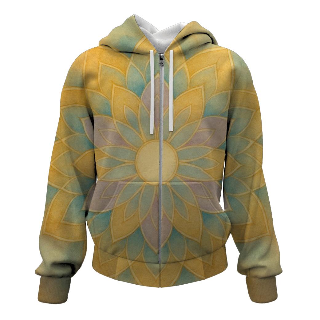 Luminous Mandala hoodie styles