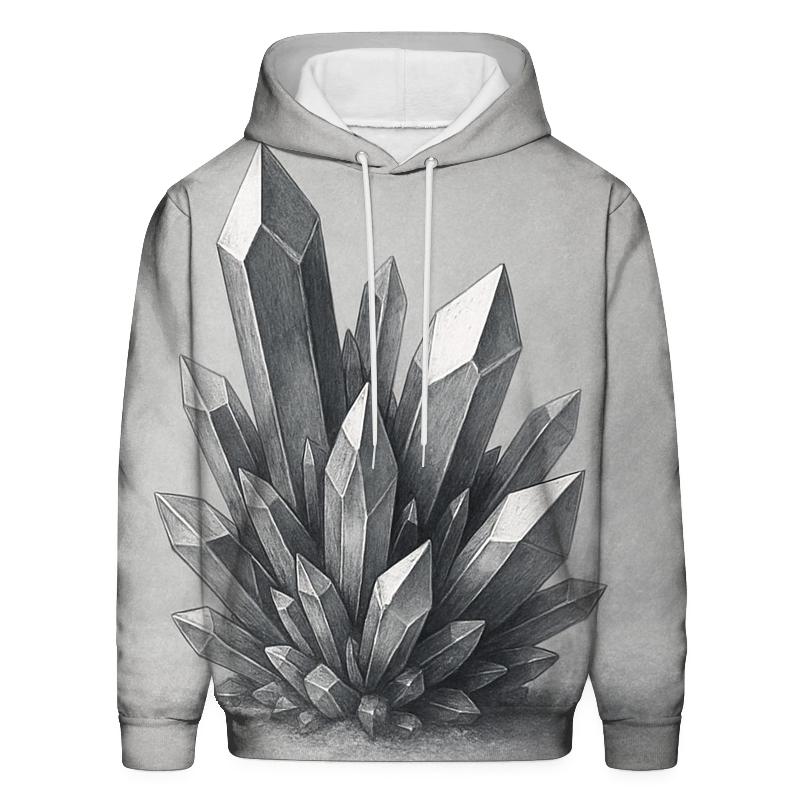 Silver Frost Geometry hoodie designs