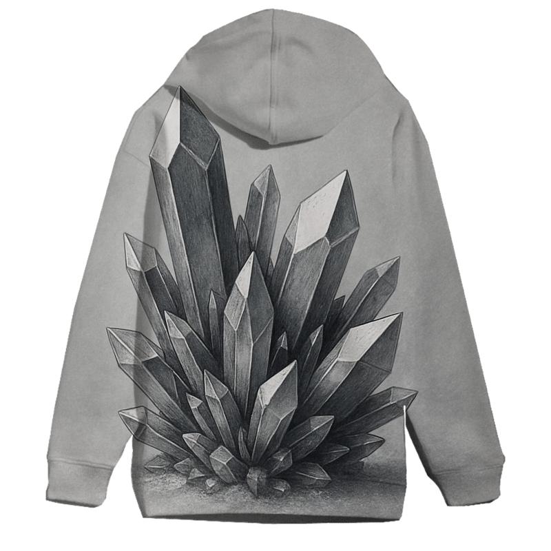 Silver Frost Geometry hoodie designs