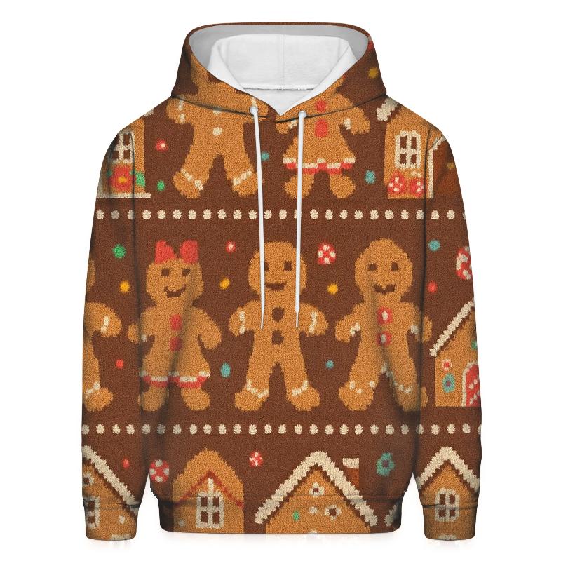 Gingerbread Village Parade Design hoodie designs