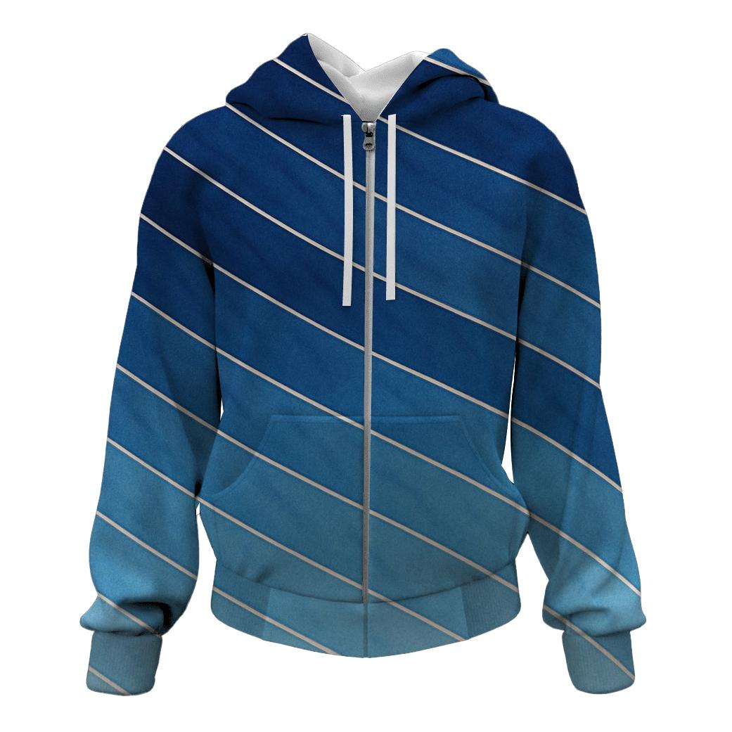 Indigo Arashi Diagonals hoodie styles