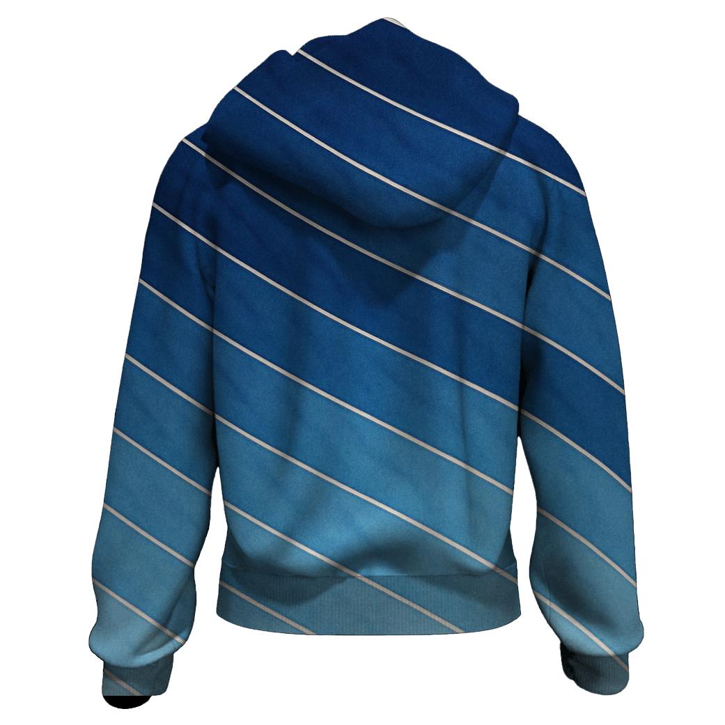Indigo Arashi Diagonals hoodie styles
