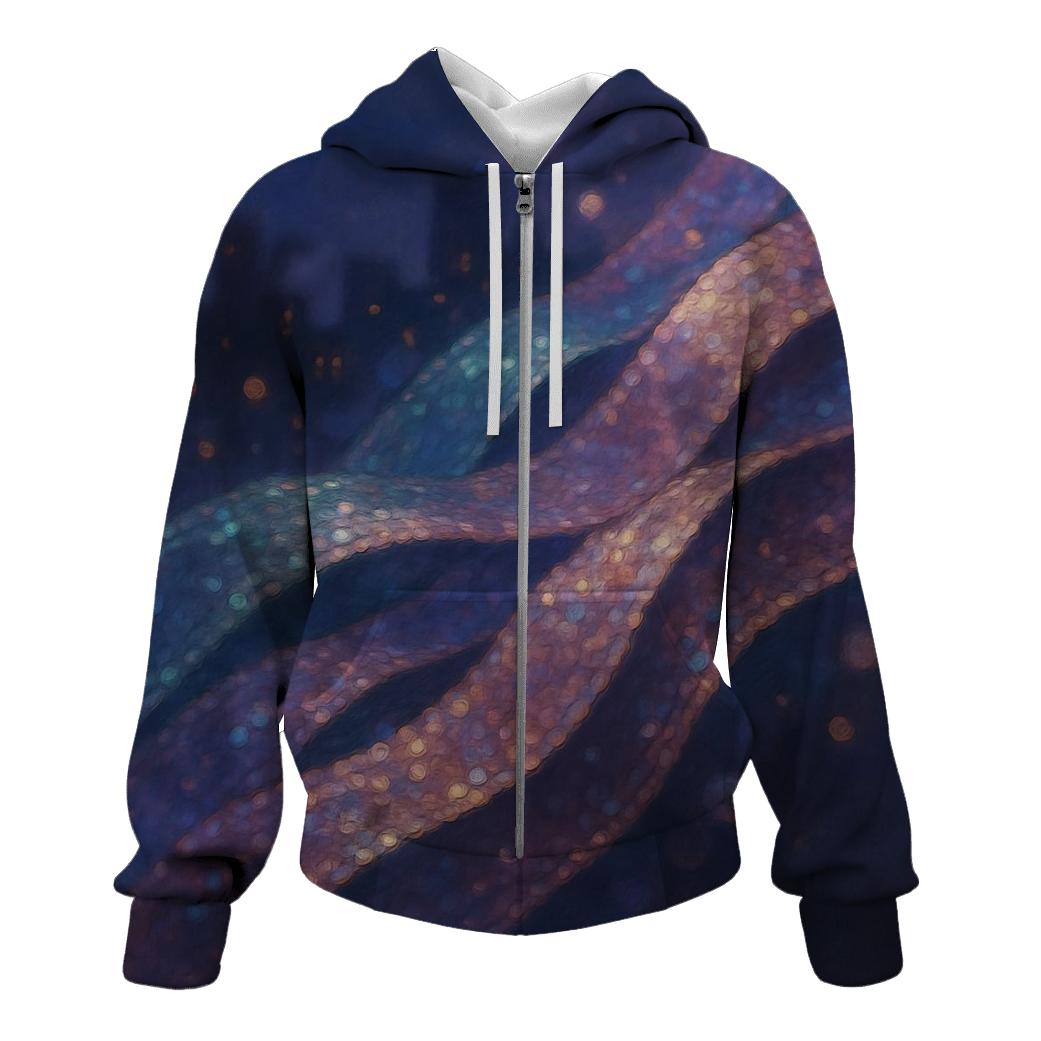 Aurora Sequins lightweight hoodies