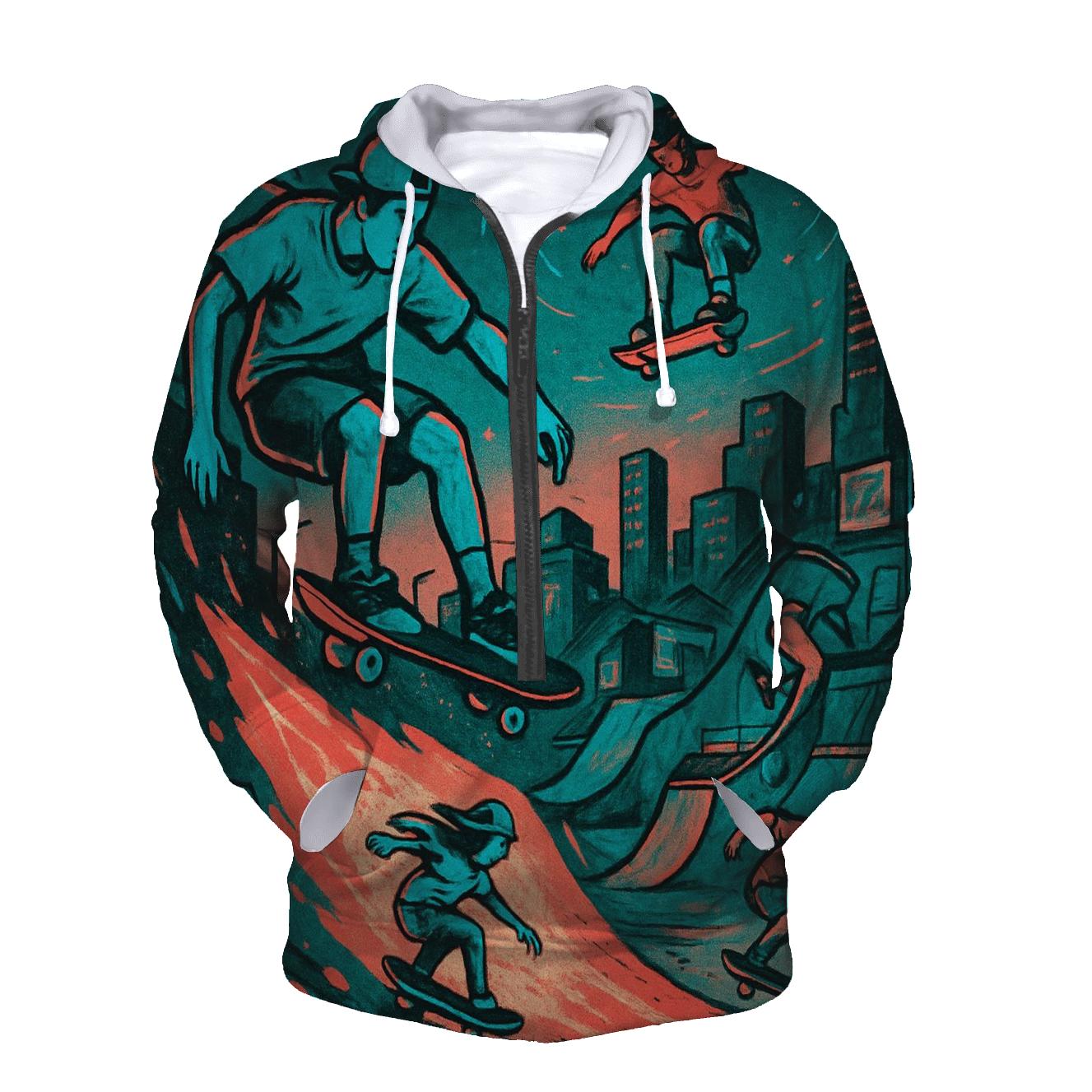 Comet Skate Park graphic hoodies