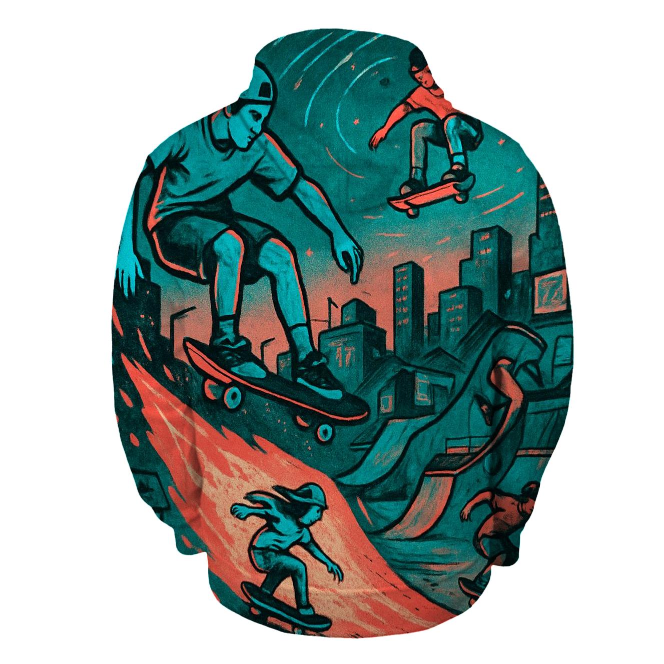 Comet Skate Park graphic hoodies