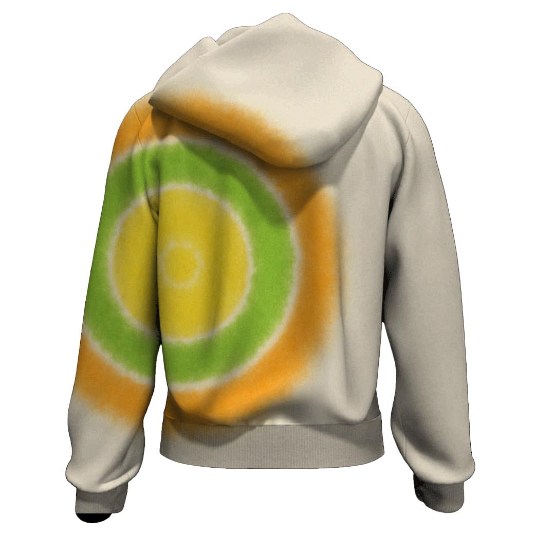 Citrus Bullseye printed hoodies