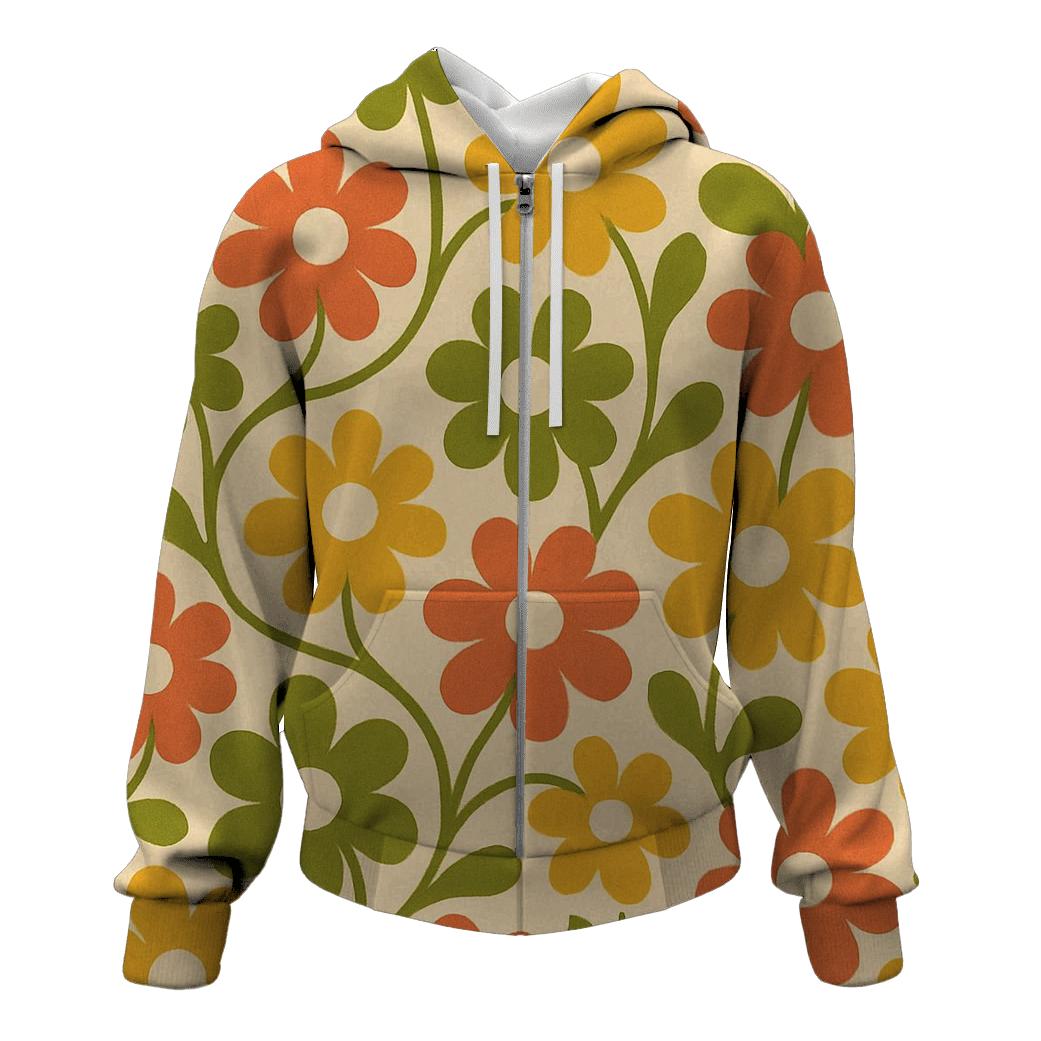 Groovy Flower Medley heavyweight hoodies