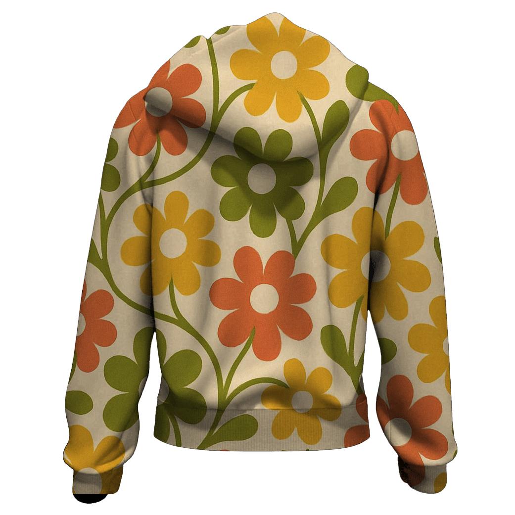 Groovy Flower Medley heavyweight hoodies