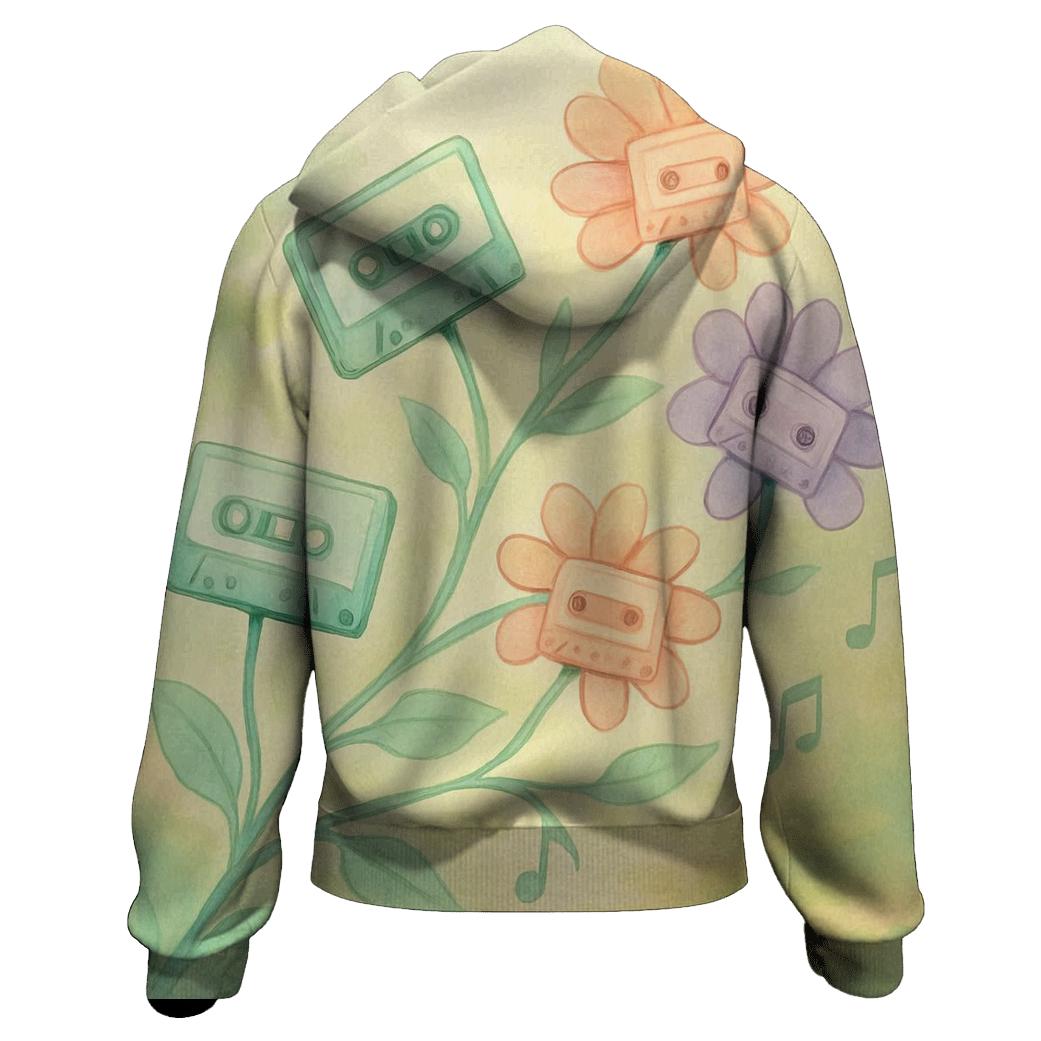 Cassette Tape Garden hoodie trends