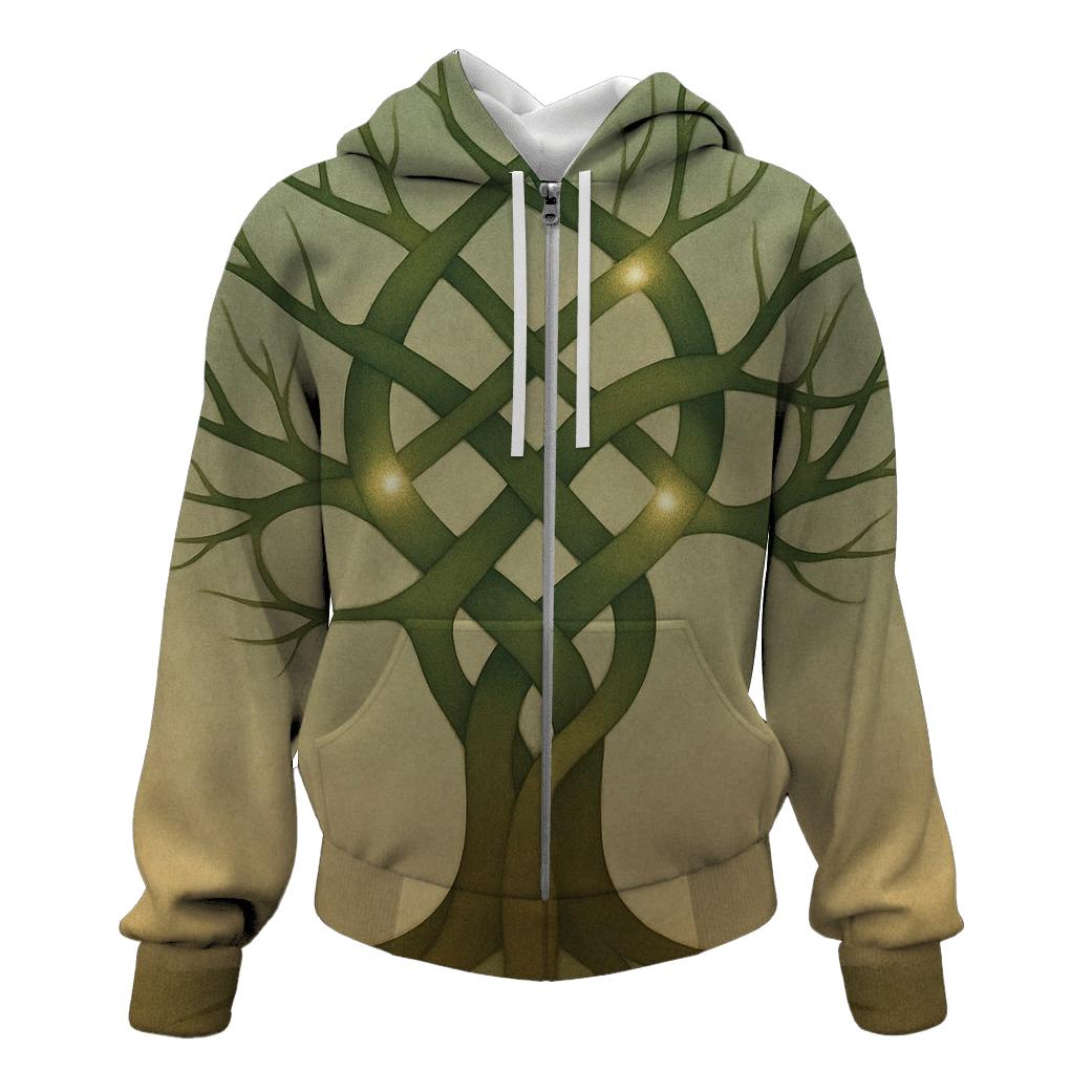 Tree Of Quiet Light embroidered hoodies