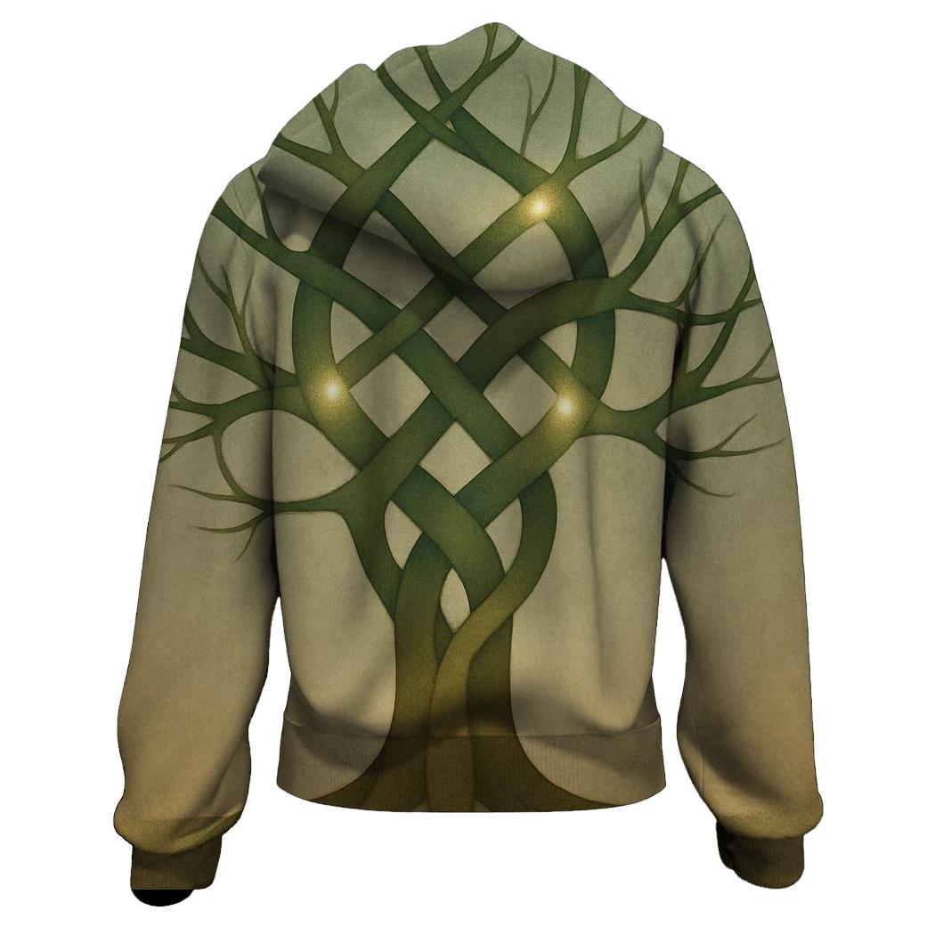 Tree Of Quiet Light embroidered hoodies