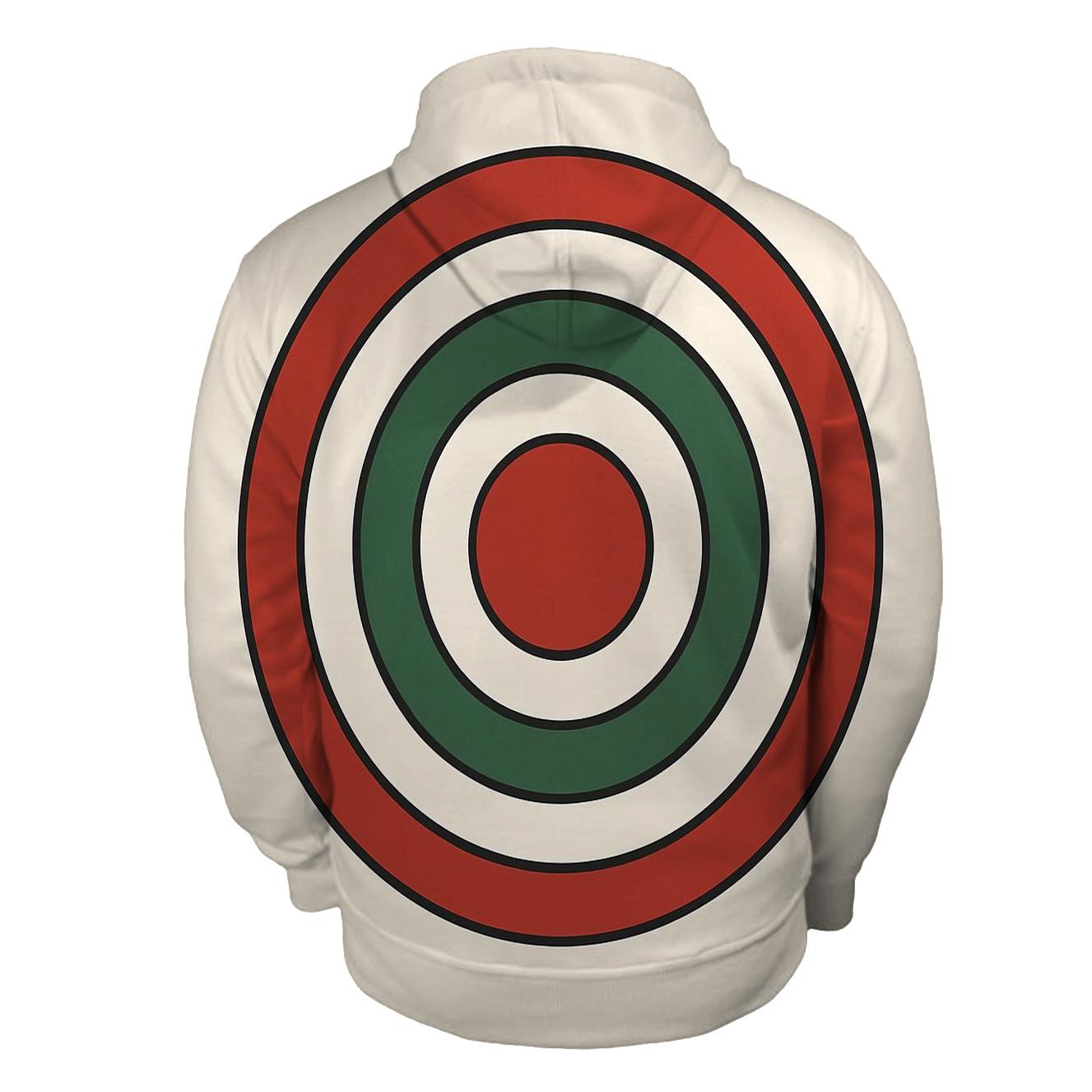 Concentric Ornament Rings graphic hoodies