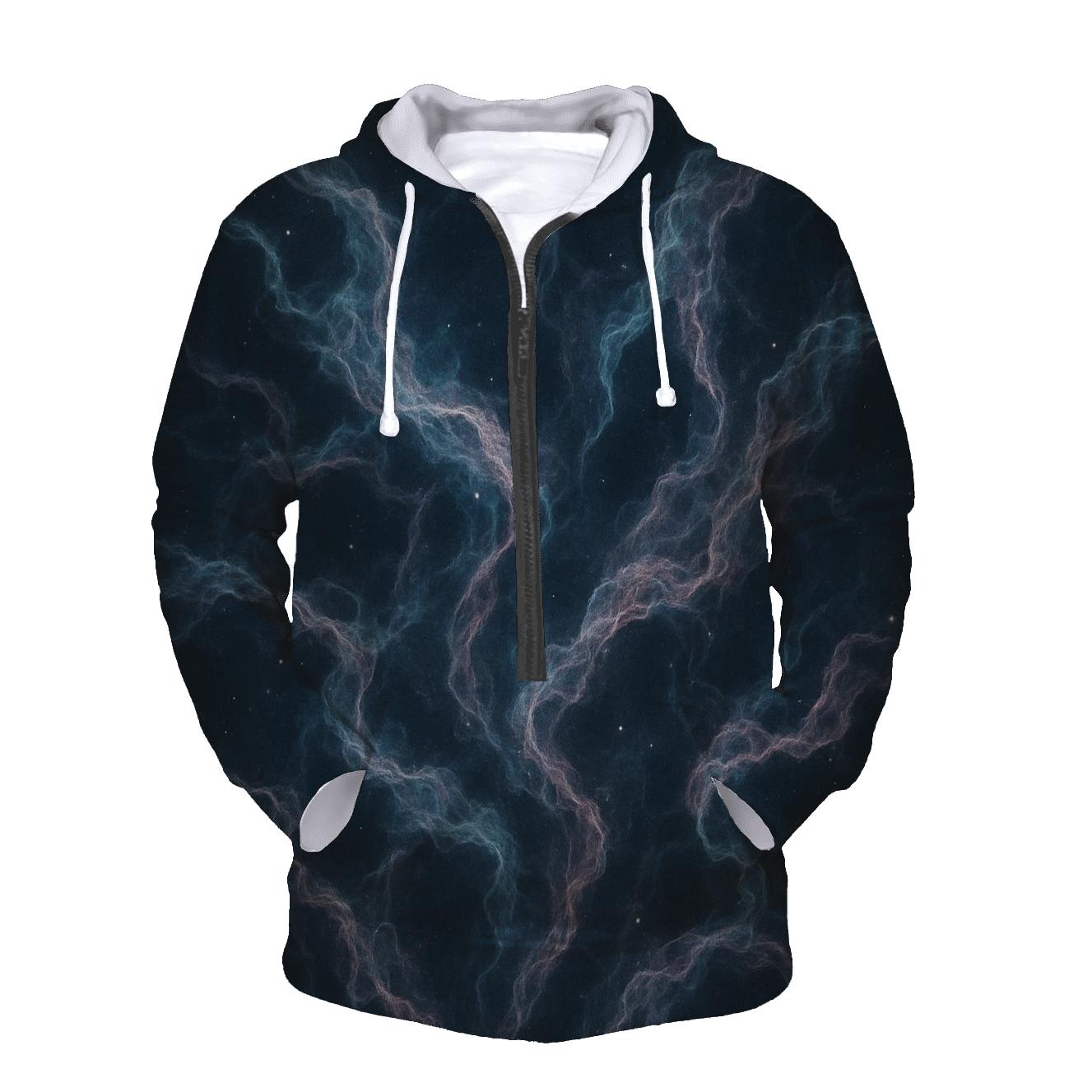 Nebula Filament Bouquet graphic hoodies