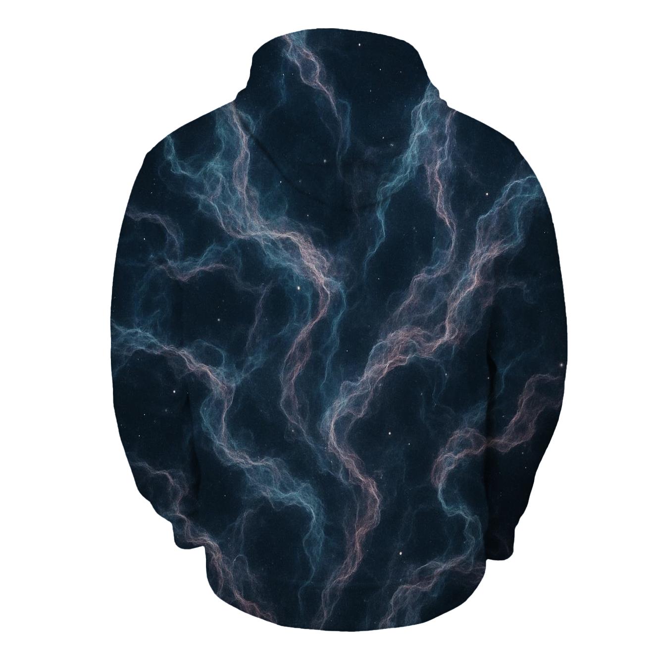 Nebula Filament Bouquet graphic hoodies