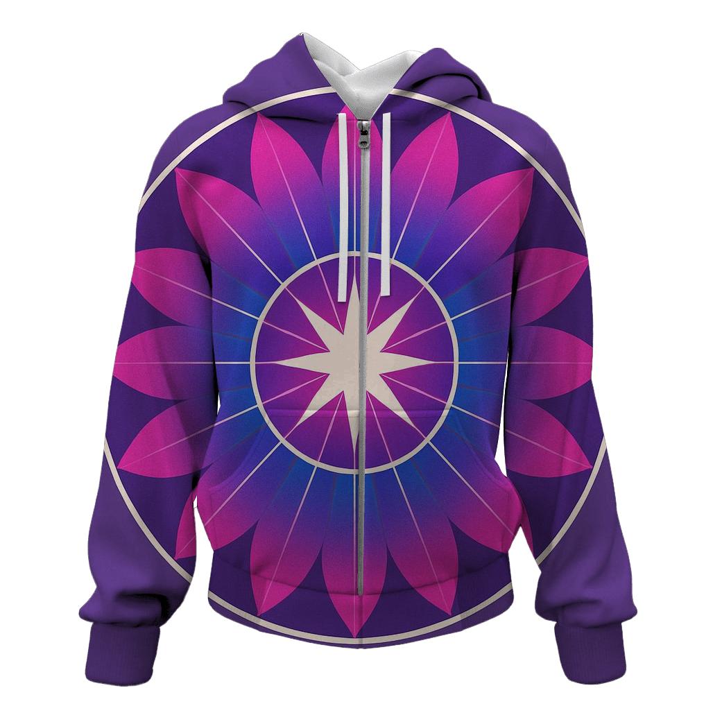 Magenta Mandala custom hoodies