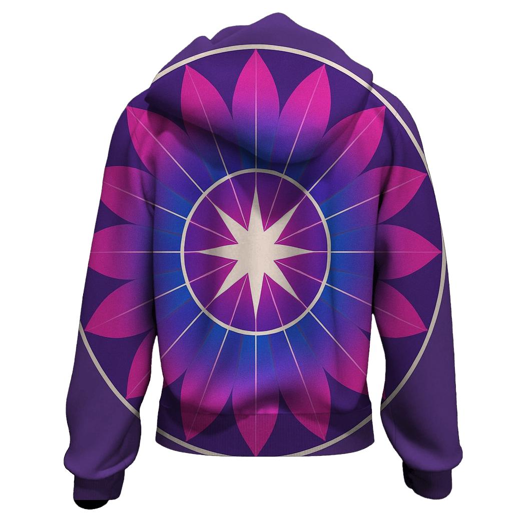 Magenta Mandala custom hoodies