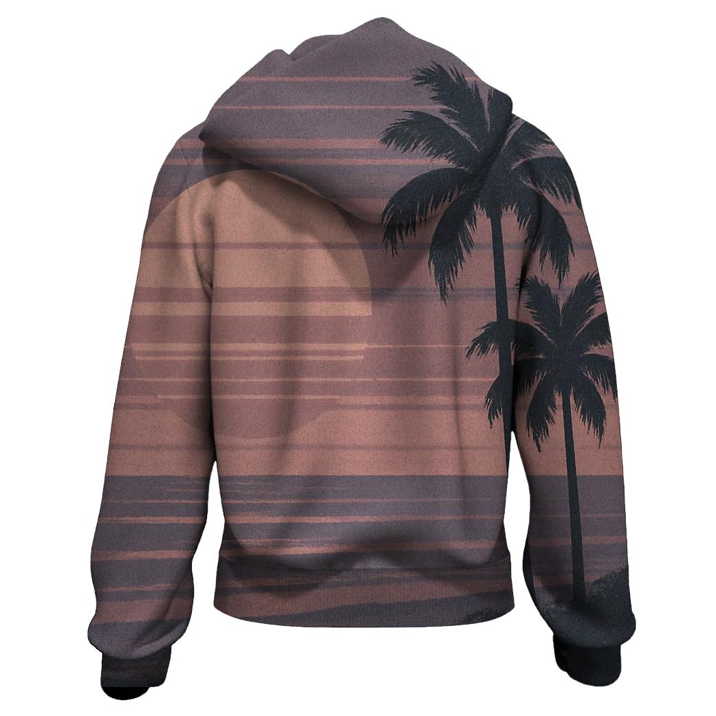 VHS Static Sunset hoodie styles