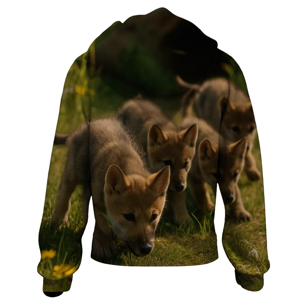 Pups Learning To Stalk pullover hoodies