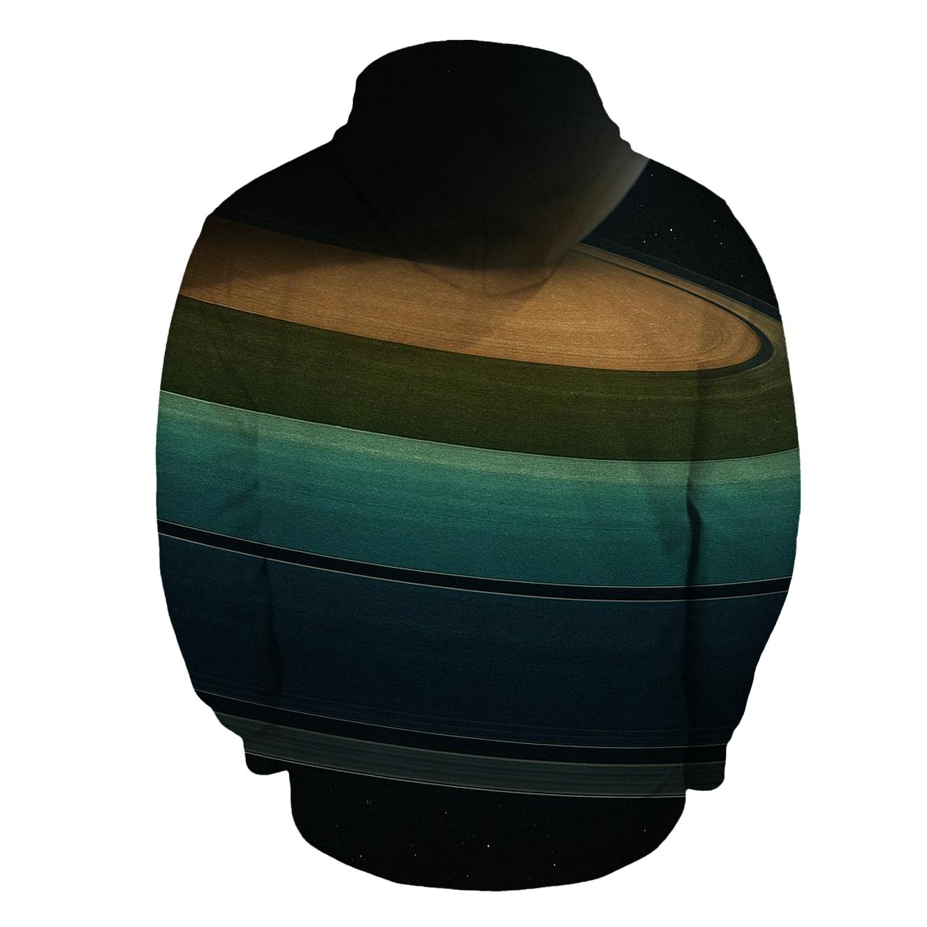 Ring-Plane Horizon graphic hoodies