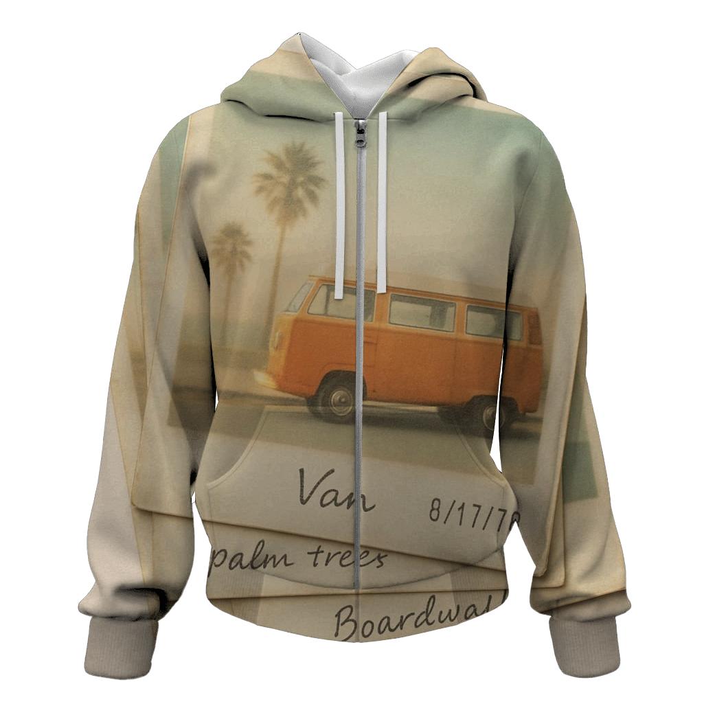 Polaroid Roadtrip Memory hoodie trends