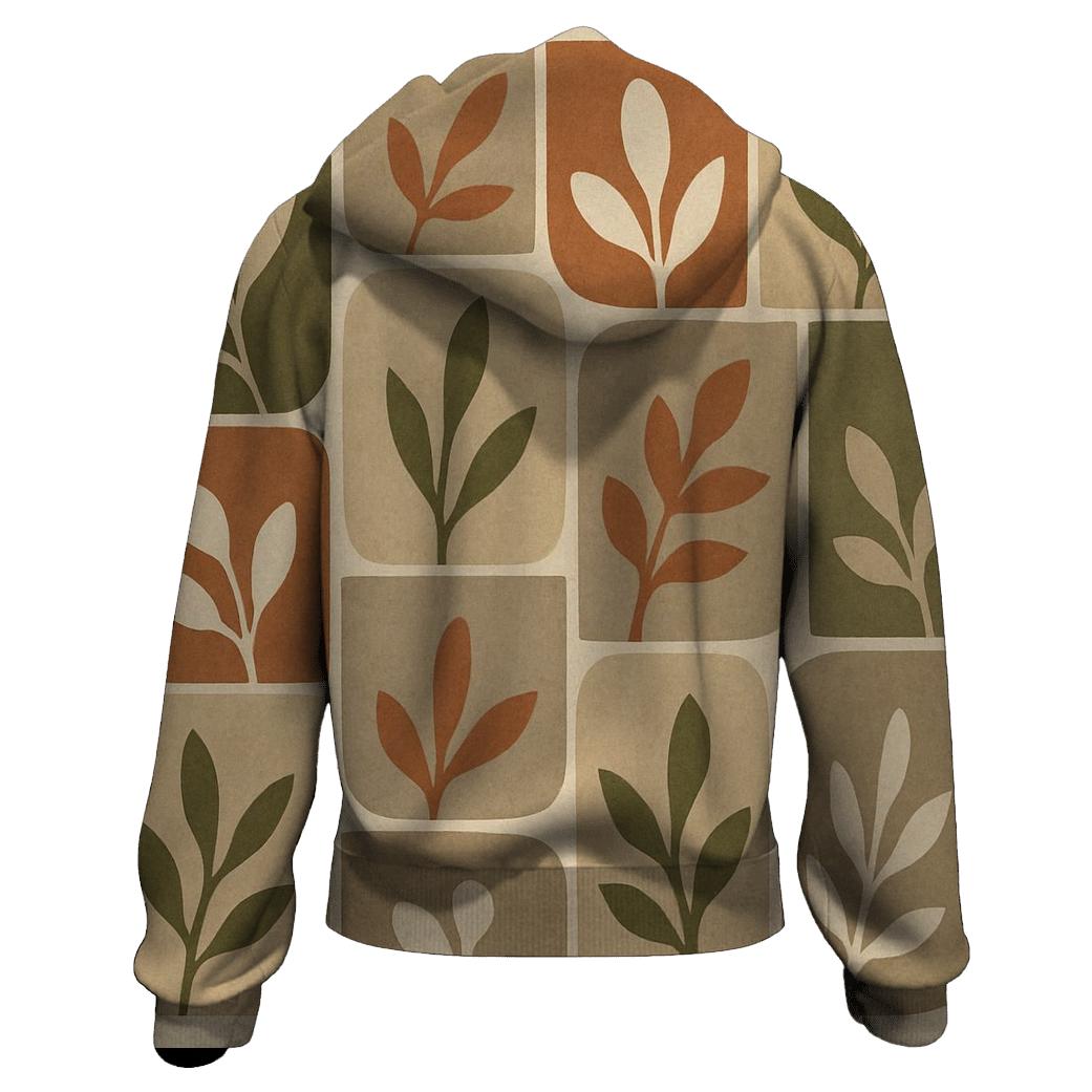 Earth Tone Mosaic premium hoodies