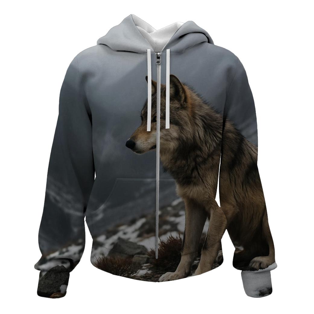 Mountain Scout At Snow Line custom hoodies