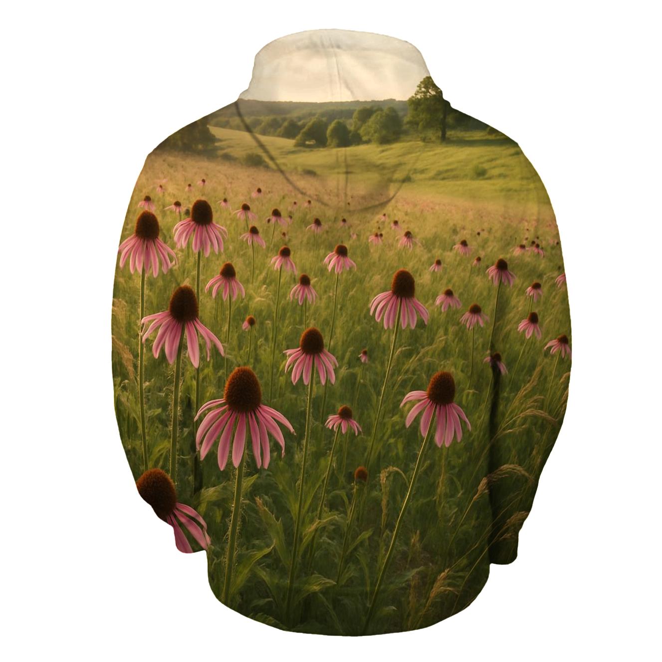 Prairie Coneflower Meadow Sweep hoodies fashion