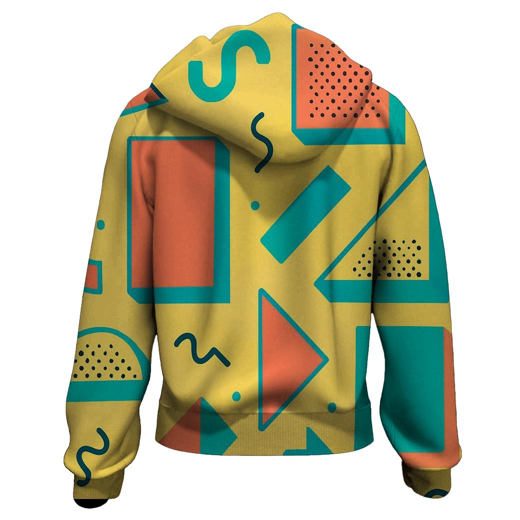 Memphis Pop Blocks pullover hoodies