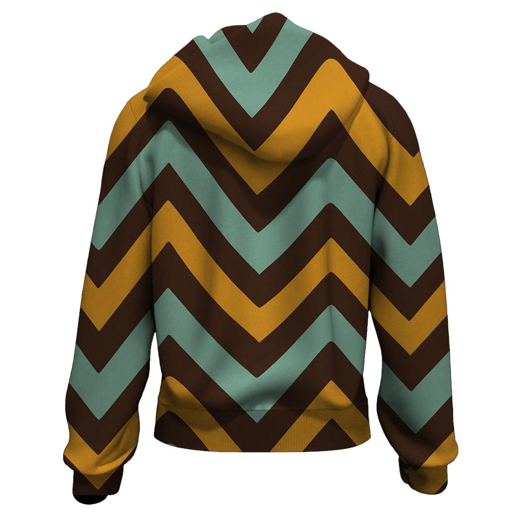 Mod Wave Chevron lightweight hoodies
