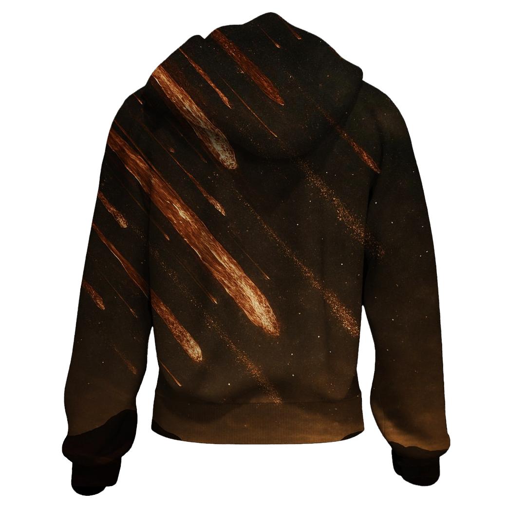 Gilded Meteor Shower pullover hoodies