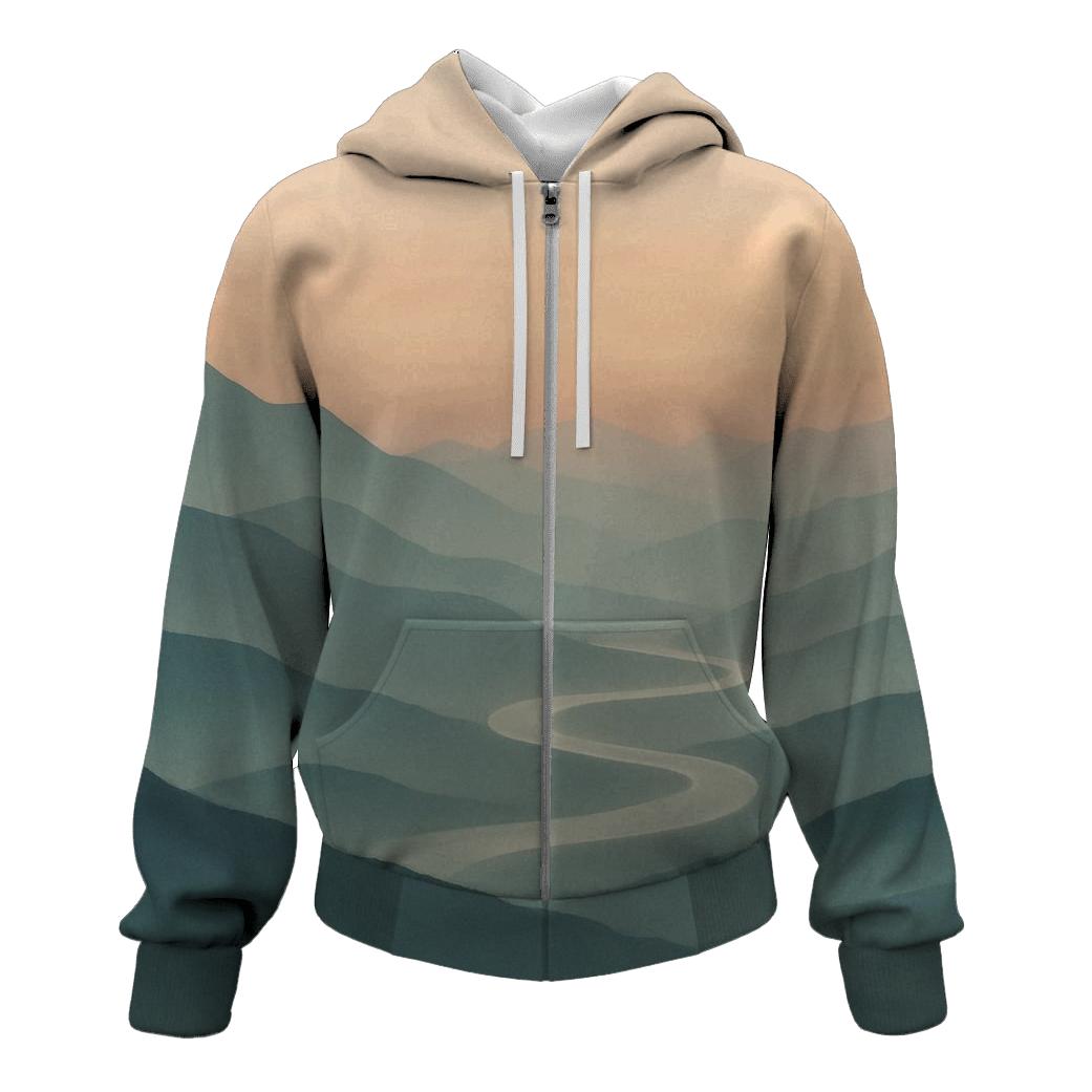 Breath Of Mountains printed hoodies