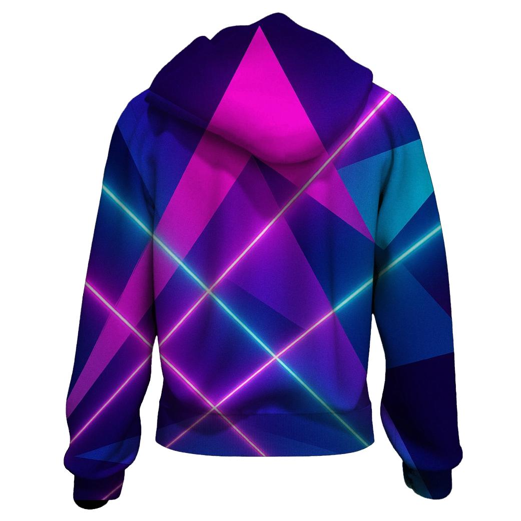 Laser Triangle Field hoodies fashion