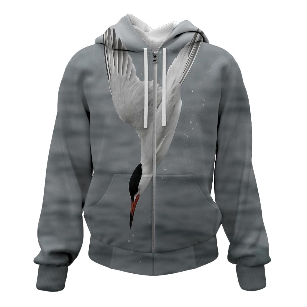 Pelagic Archer Common Tern Dive custom hoodies