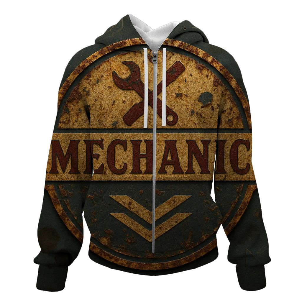 Antique Automotive Garage Sign hoodies fashion