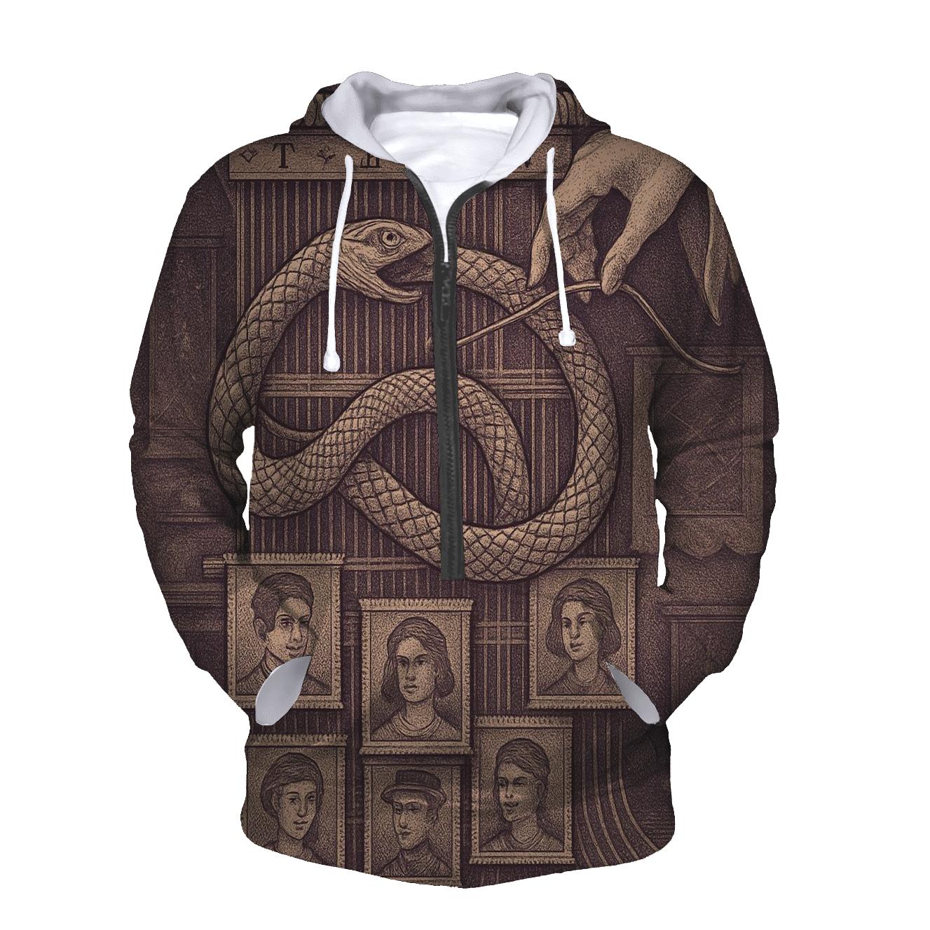 Memory Loom Ouroboros Tapestry printed hoodies