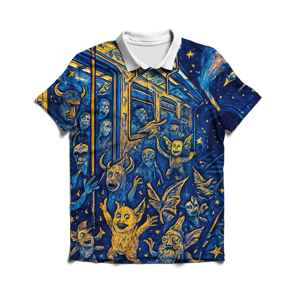 Subway Constellation Parade casual sports polo shirts