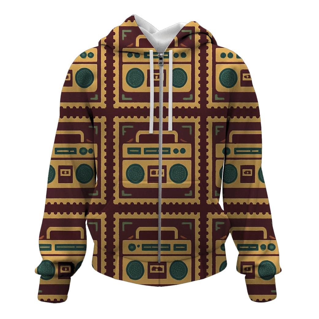Boom Box Stamp custom hoodies