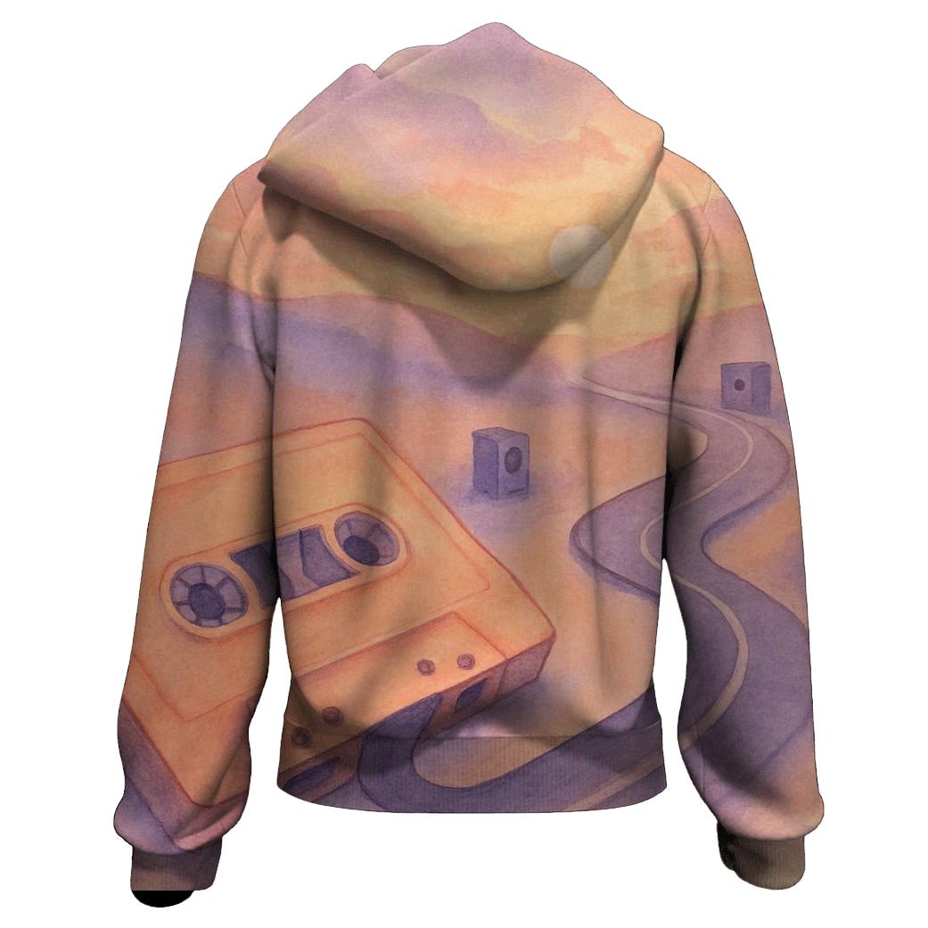 Sunset Road Mixtape premium hoodies
