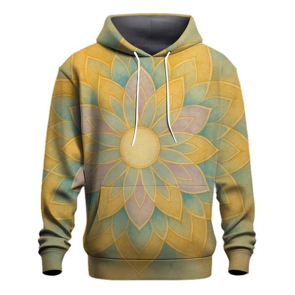 Luminous Mandala embroidered hoodies