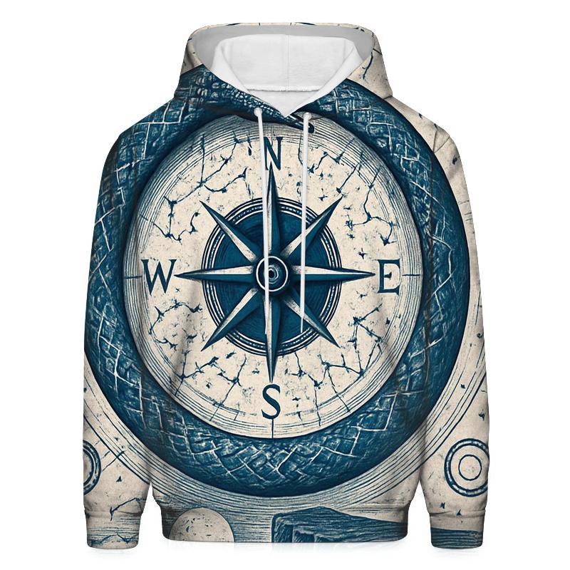 Celestial Serpent Compass premium hoodies
