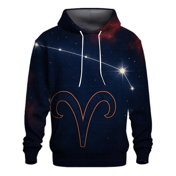 Celestial Aries Constellation Map hoodie trends