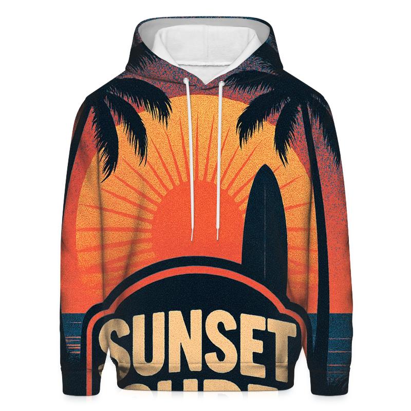 Retro Wave Surf Club hoodie trends