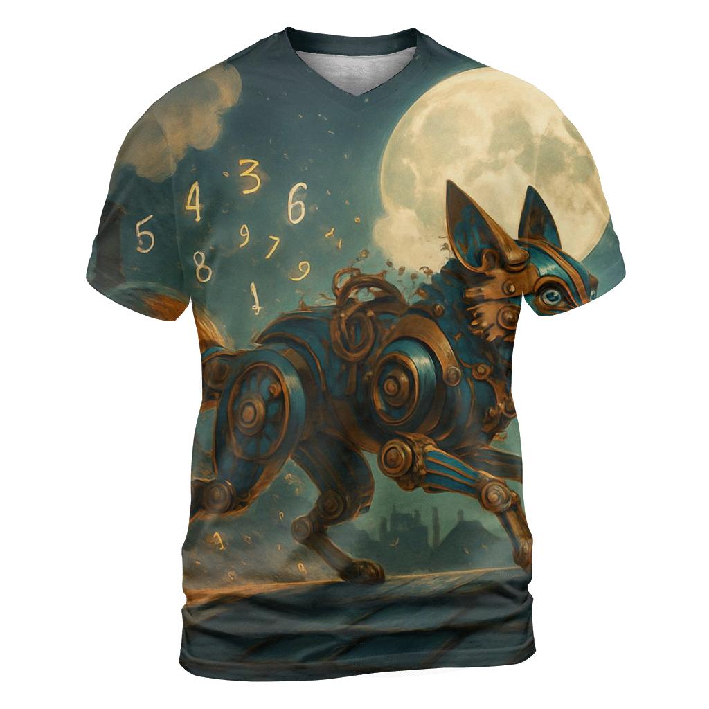 Clockwork Fox Courier trendy printed shirt styles