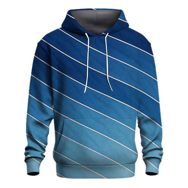 Indigo Arashi Diagonals pullover hoodies
