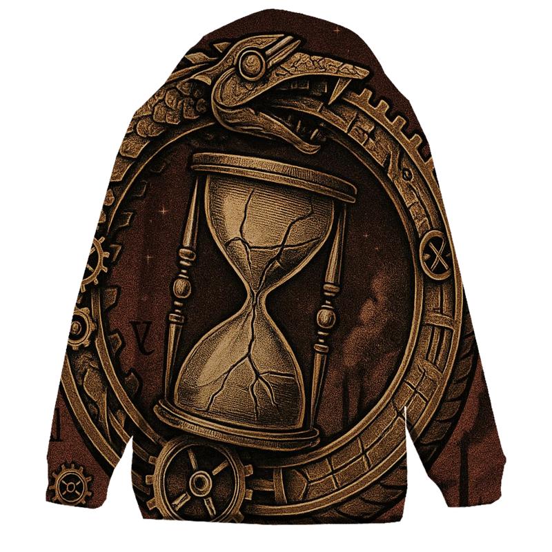 Clockwork Ouroboros Mechanism zip-up hoodies