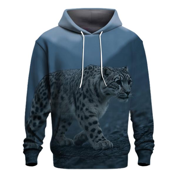 Ridge Ghost Snow Leopard embroidered hoodies